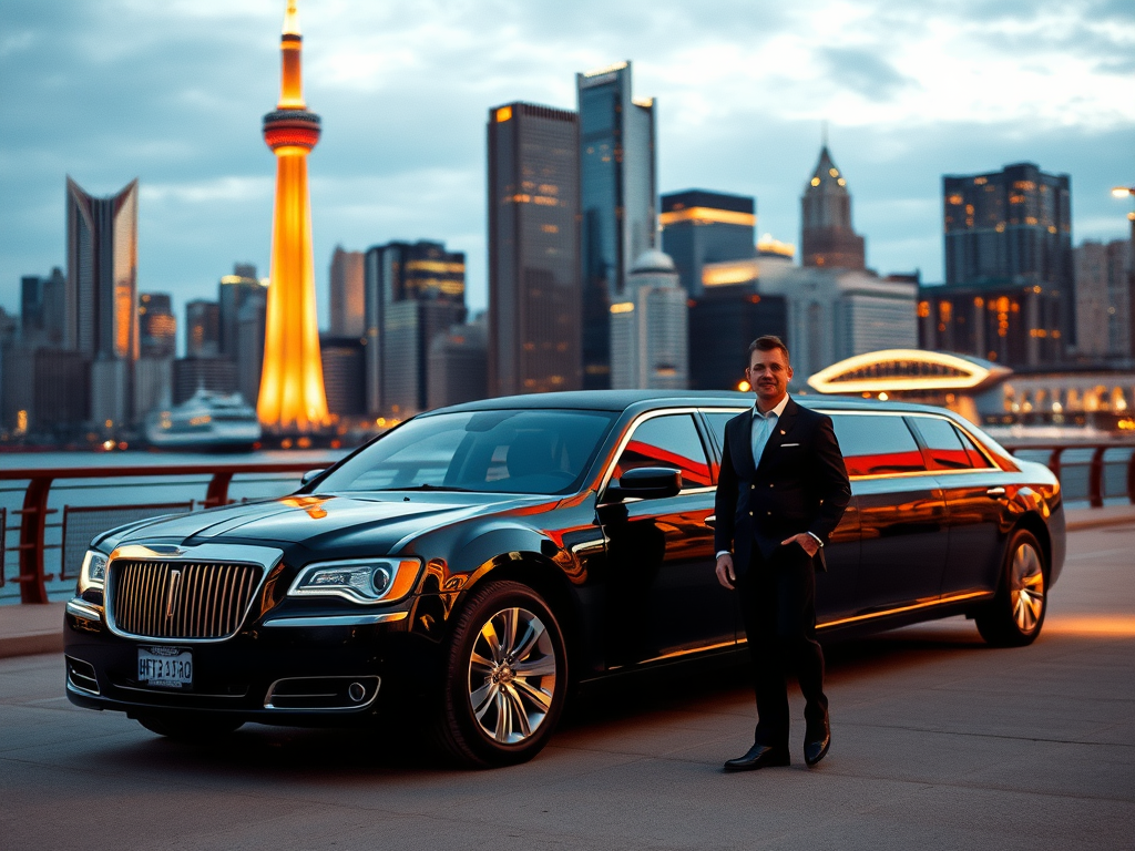 City of Chicago limo and driver